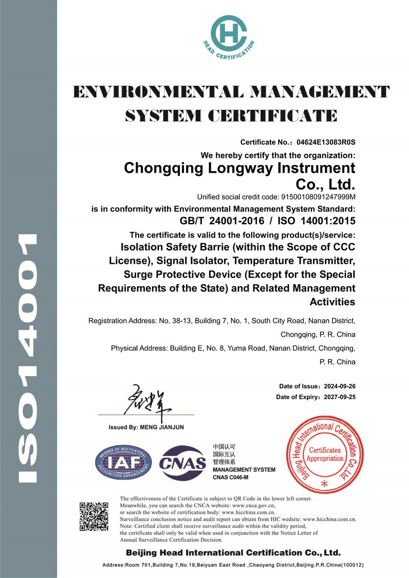 ISO Certificate